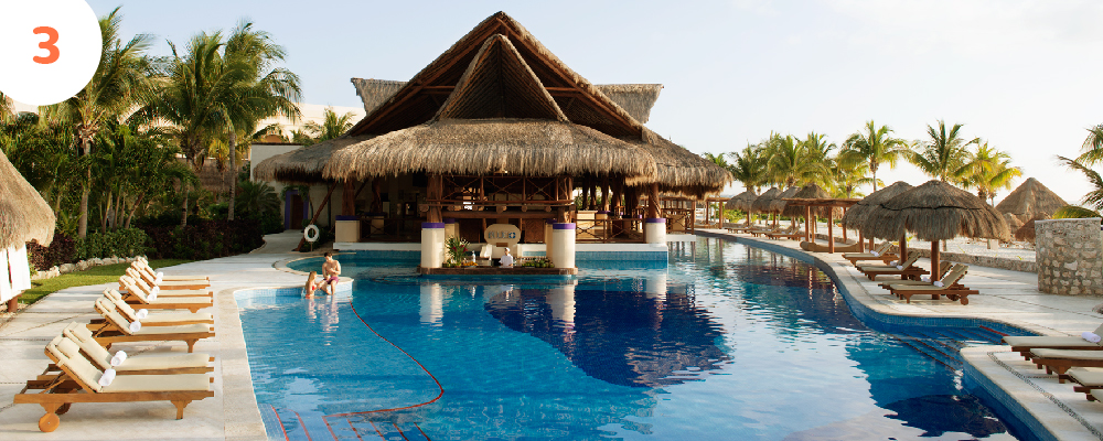 Excellence Riviera Cancun Swim-Up Bar