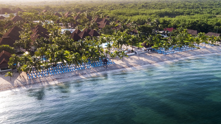 Aerial view of Allegro Cozumel in Mexico