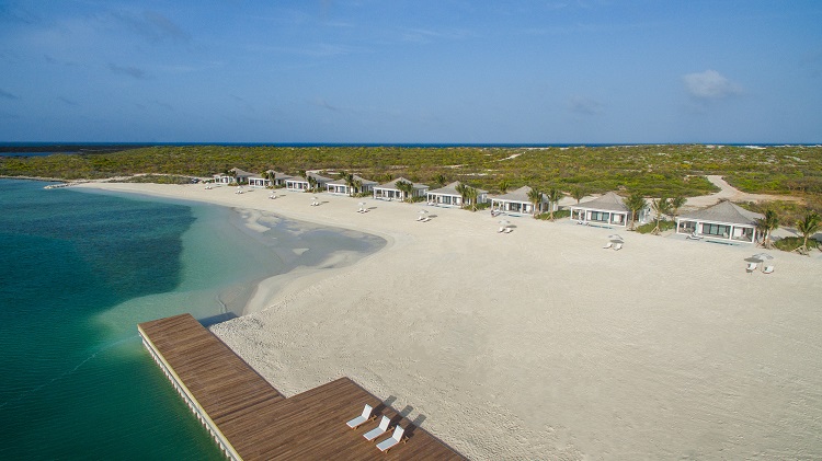 Ambergris Cay in Turks sand Caicos