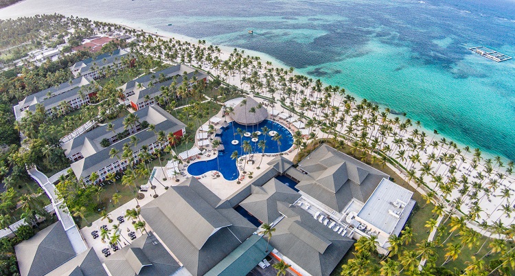 Resort view of Barcelo Bavaro Beach in the Dominican Republic