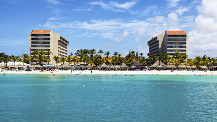 Resort view of Barcelo Aruba