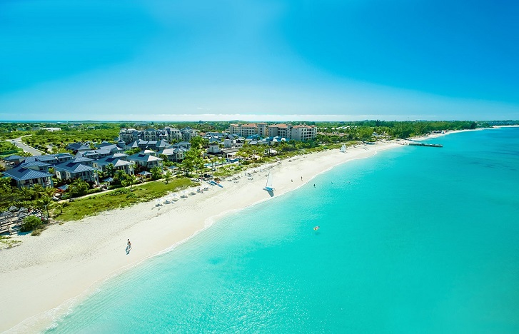 Aerial view of Beaches Turks & Caicos Villages & Spa in Turks & Caicos