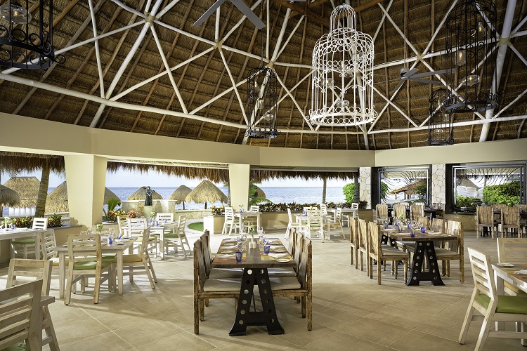 Restaurant at Azul Beach Resort Riviera Maya in Mexico