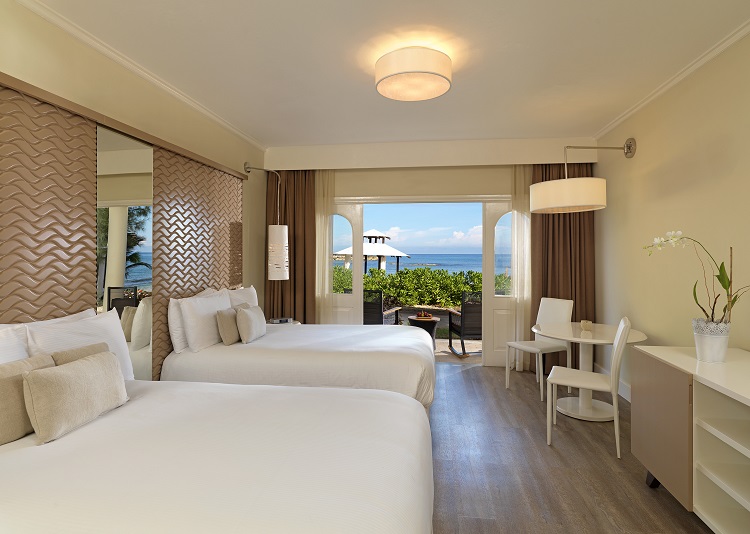 Deluxe beachfront room at Melia Braco Village in Jamaica