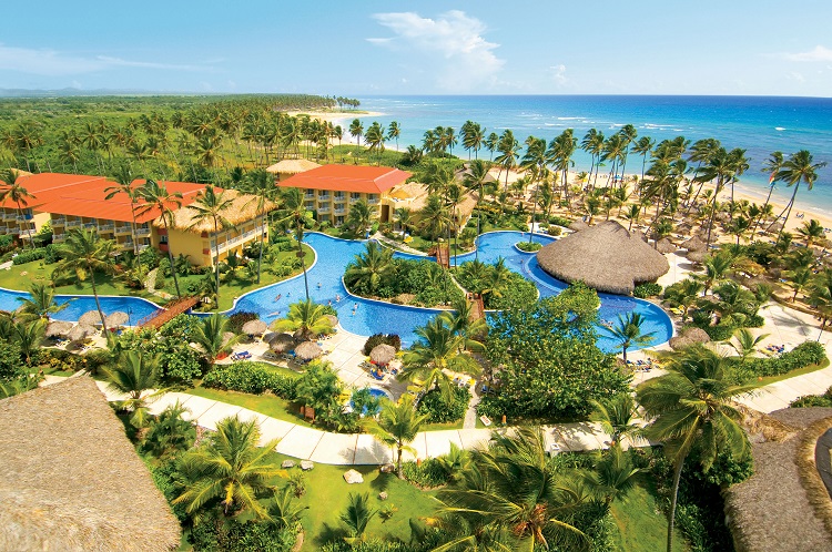 Resort view of Dreams Punta Cana Resort & Spa in the Dominican Republic