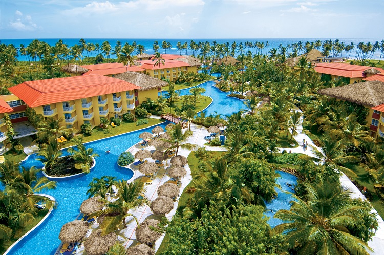 Resort view of Dreams Punta Cana Resort & Spa in the Dominican Republic