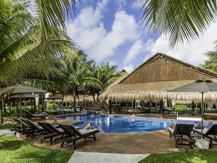 Pool view at El Dorada Casitas Royale in Riviera Maya