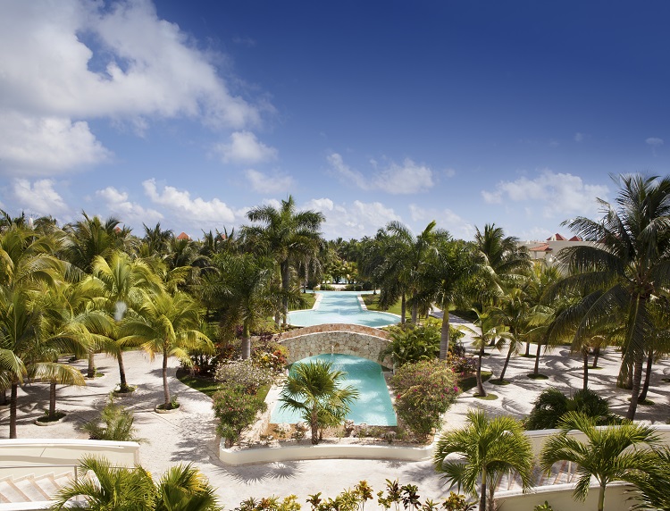 Resort view at El Dorado Royale in Riviera Maya