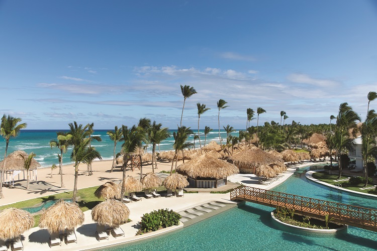 Resort view of Excellence Punta Cana in the Dominican Republic