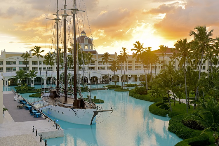 Spanish galleon ship at Iberostar Grand Bavaro in the Dominican Republic