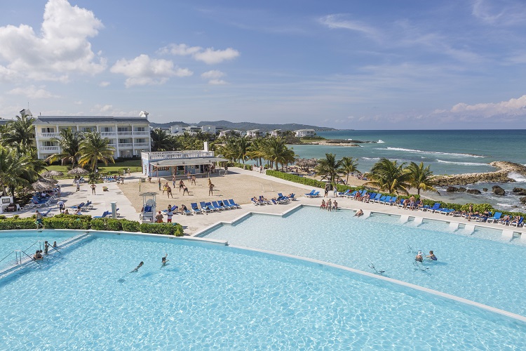 Pool view at the Grand Palladium Jamaica Resort & Spa in Jamaica