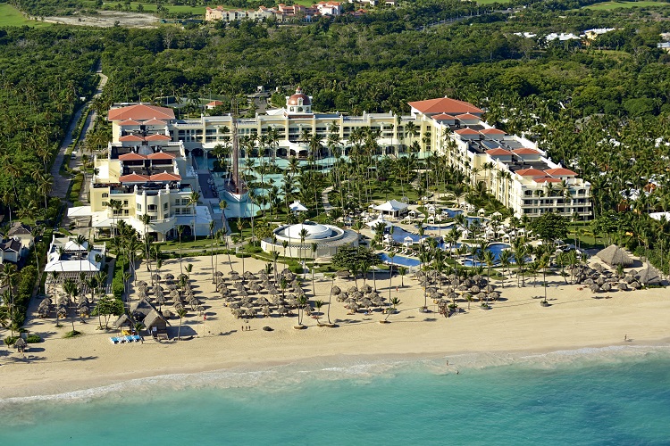 Aerial view of Iberostar Grand Bavaro in the Dominican Republic