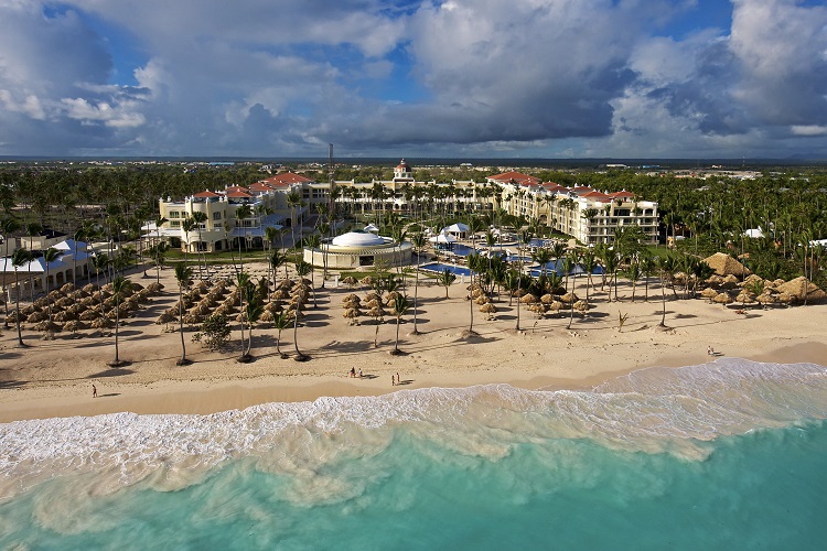 Aerial view of Iberostar Grand Hotel Bavaro in the Dominican Republic