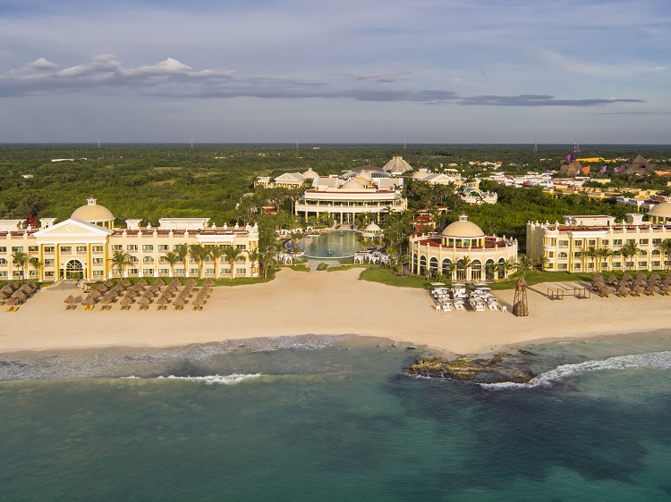 Aerial view of Iberostar Grand Hotel Paraiso in Riviera Maya