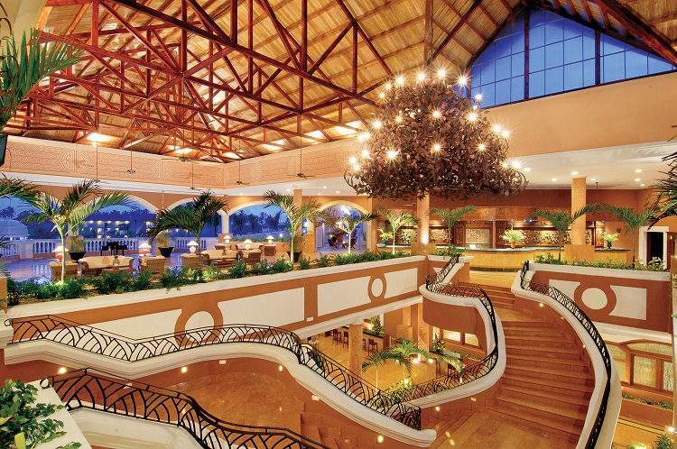 Lobby at Dreams Punta Cana Resort & Spa in the Dominican Republic