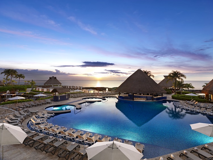 Main pool at Heaven at the Hard Rock Hotel Riviera Maya