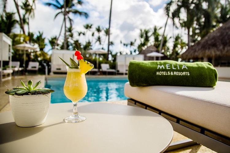 Pool view at Melia Punta Cana Beach Resort