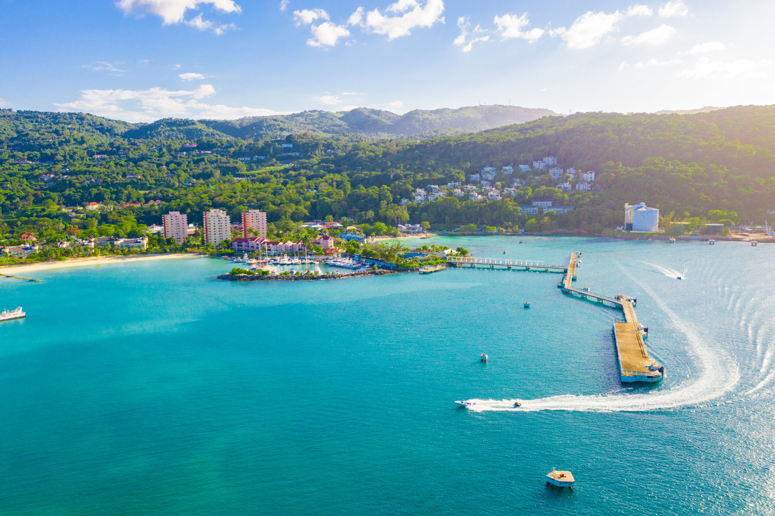 Coastline in Ocho Rios, Jamaica