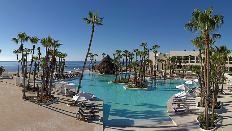 Swimming pool at Paradisus Los Cabos in Mexico