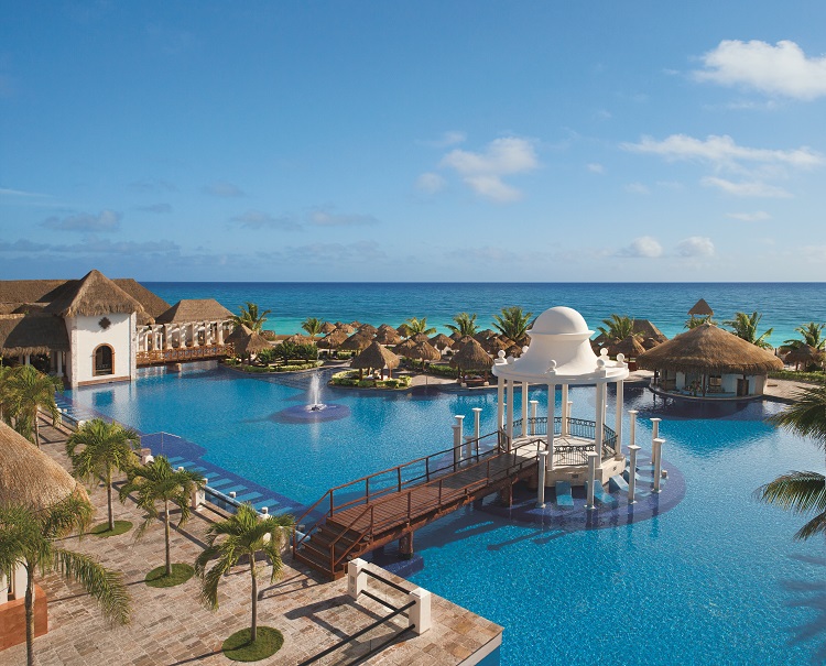 Pool view at Now Sapphire Riviera Cancun in Mexico