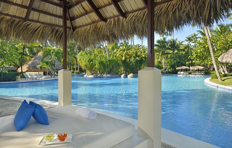 Swimming pool at Paradisus Punta Cana in the Dominican Republic