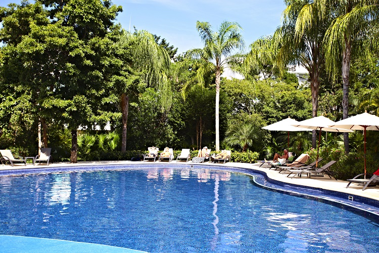 Swimming pool at Luxury Bahia Principe Sian Ka'an all inclusive resort in Riviera Maya