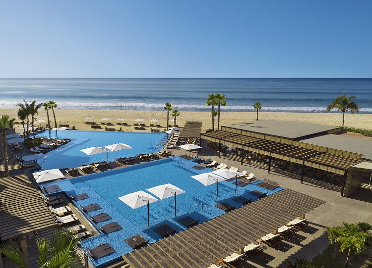 Swimming pools at Reflect Krystal Grand Los Cabos in Mexico