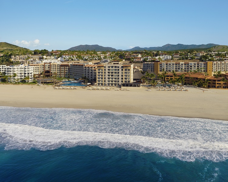 Aerial view of Reflect Krystal Grand Los Cabos in Mexico