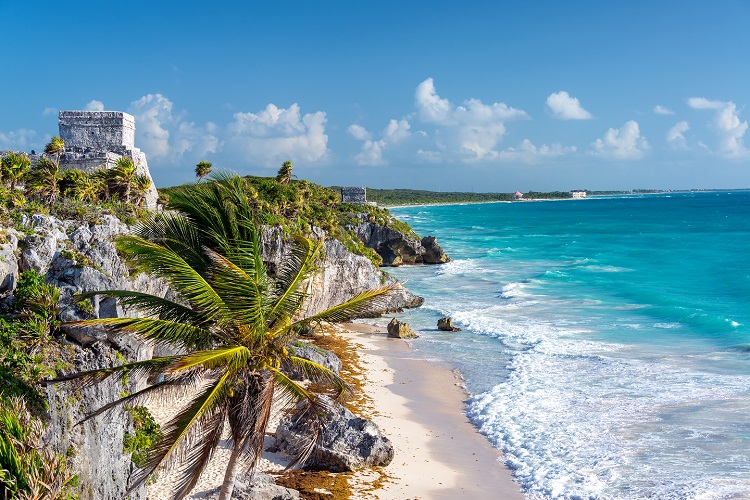 Ruins of Tulum in Riviera Maya