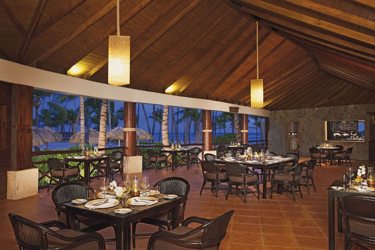 Seaside grill at Dreams Punta Cana Resort & Spa in the Dominican Republic