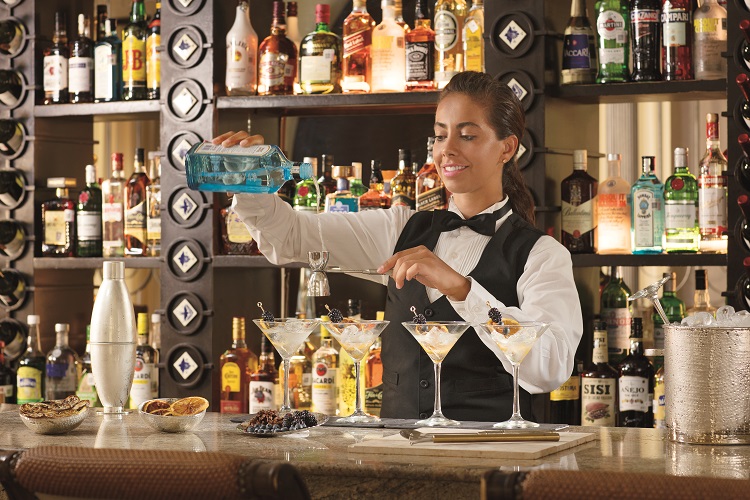 Bar tender at Secrets Cap Cana Resort & Spa in Punta Cana