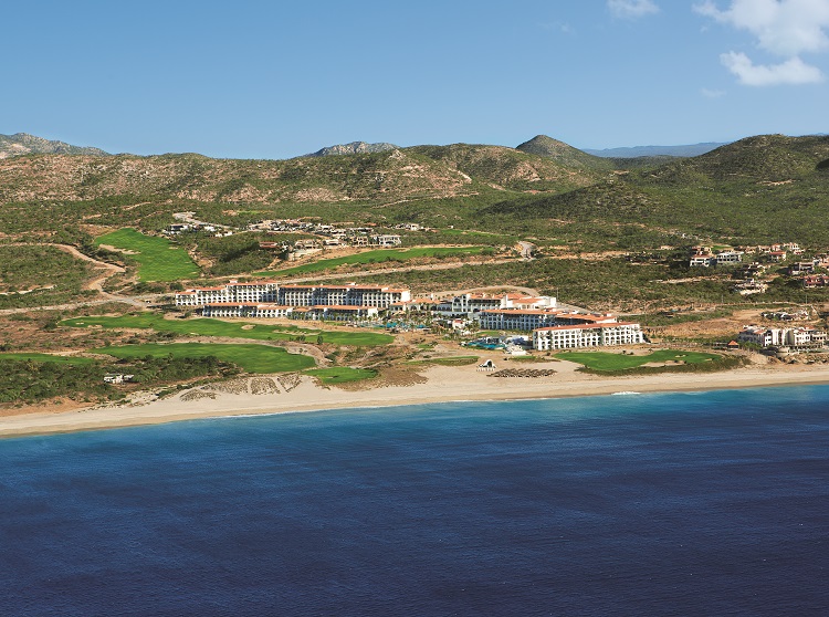 Aerial view of Secrets Puerto Los Cabos Golf & Spa Resort in Cabo San Lucas