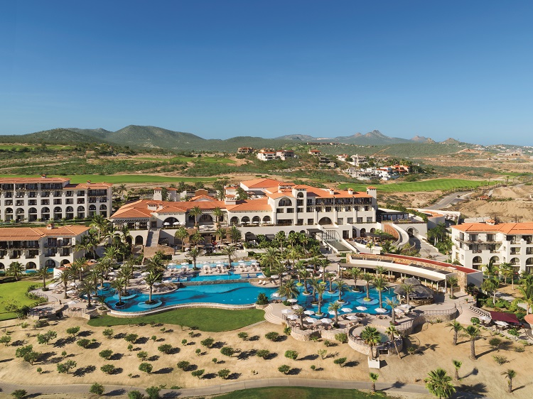 Aerial view of Secrets Puerto Los Cabos Golf & Spa Resort in Mexico