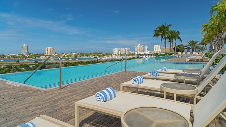 Pool view at Sheraton Puerto Rico Hotel & Casino in Puerto Rico