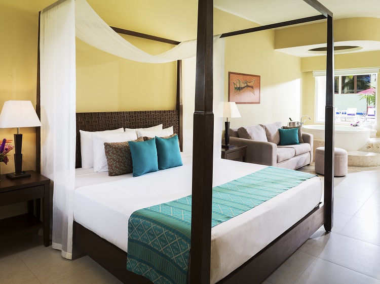 Luxury suite at Azul Beach Resort Riviera Cancun in Riviera Maya