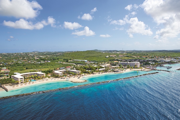 Aerial view of Sunscape Curacao Resort, Spa & Casino in Curacao