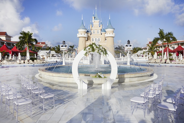 Wedding ceremony site at Fantasia Bahia Principe Punta Cana