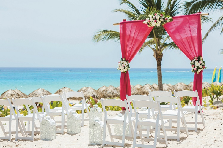 Wedding ceremony at Riu Palace Macao in Punta Cana