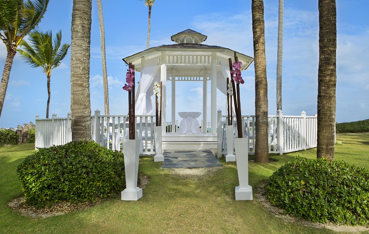 Wedding gazebo at Paradisus Punta Cana in the Dominican Republic