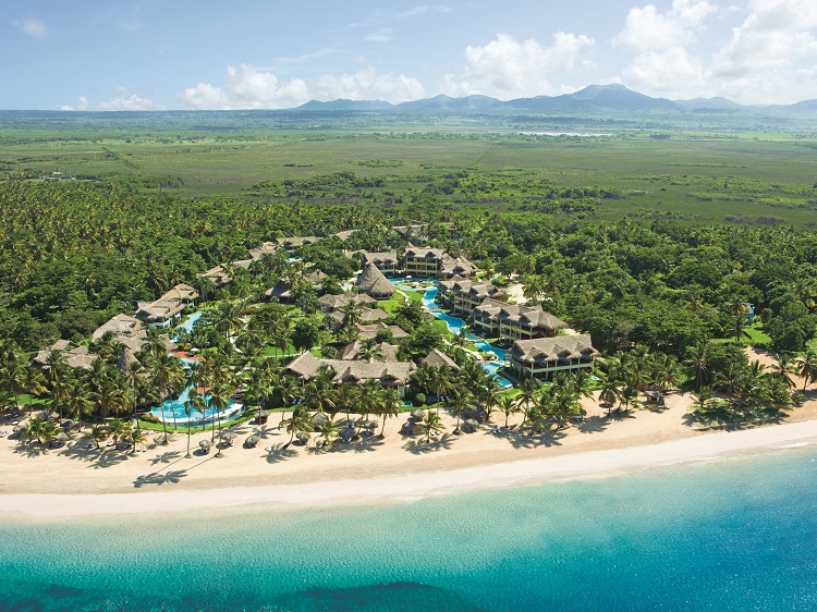 Aerial view of Zoetry Agua Punta Cana in the Dominican Republic
