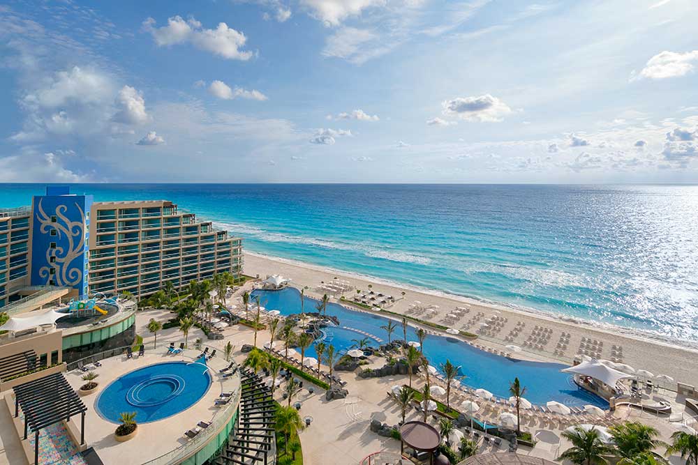 hard-rock-hotel-aerial-shot-from-building-to-ocean-1 Hard Rock Hotel Cancun: Featured Resort of the Week